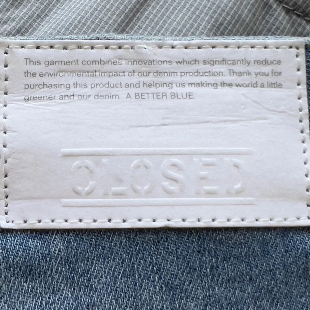 Closed A Better Blue Candiani Italian Denim Slim Jeans Medium Wash C32105-0E9-3S - Picture 10 of 16